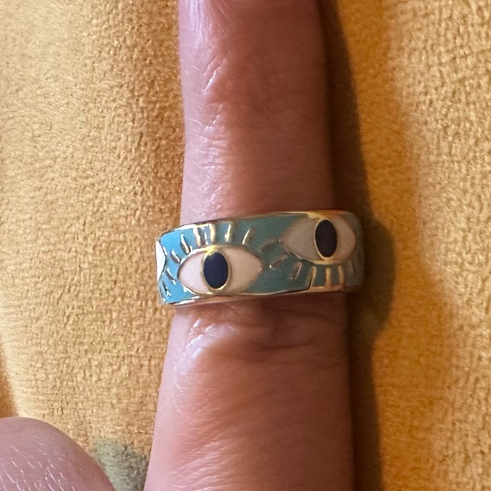 Evil eye ring